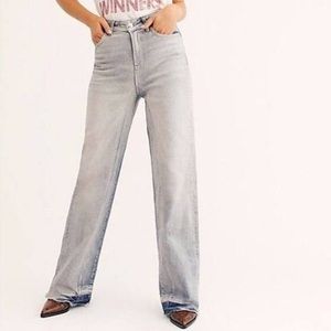 🆕 Free People Relaxed Straight Slouch Jeans